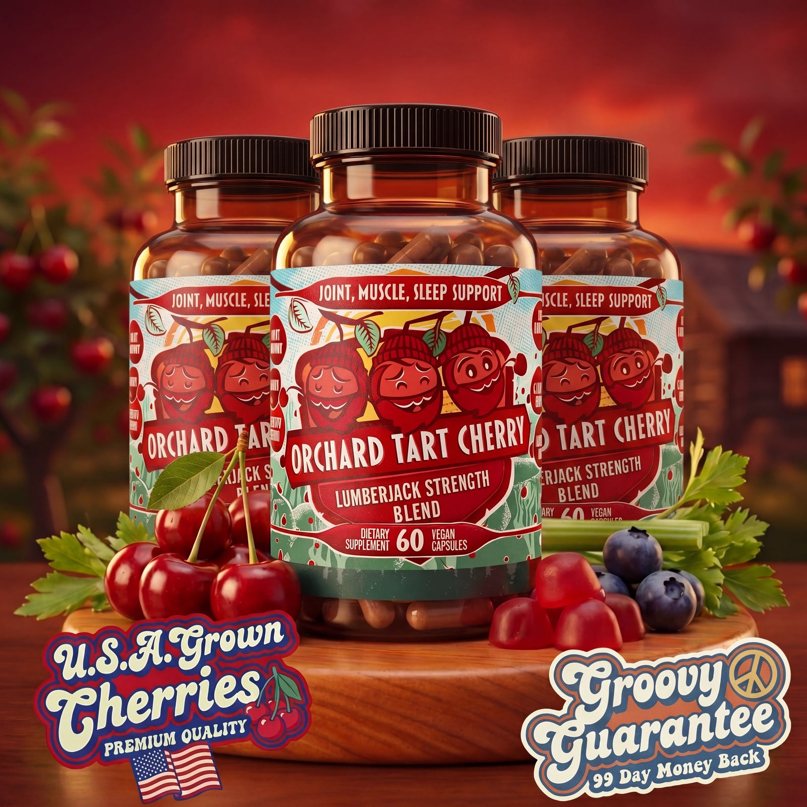 Tart Cherry 3-Pack Special - Buy 2 Get 1 Free