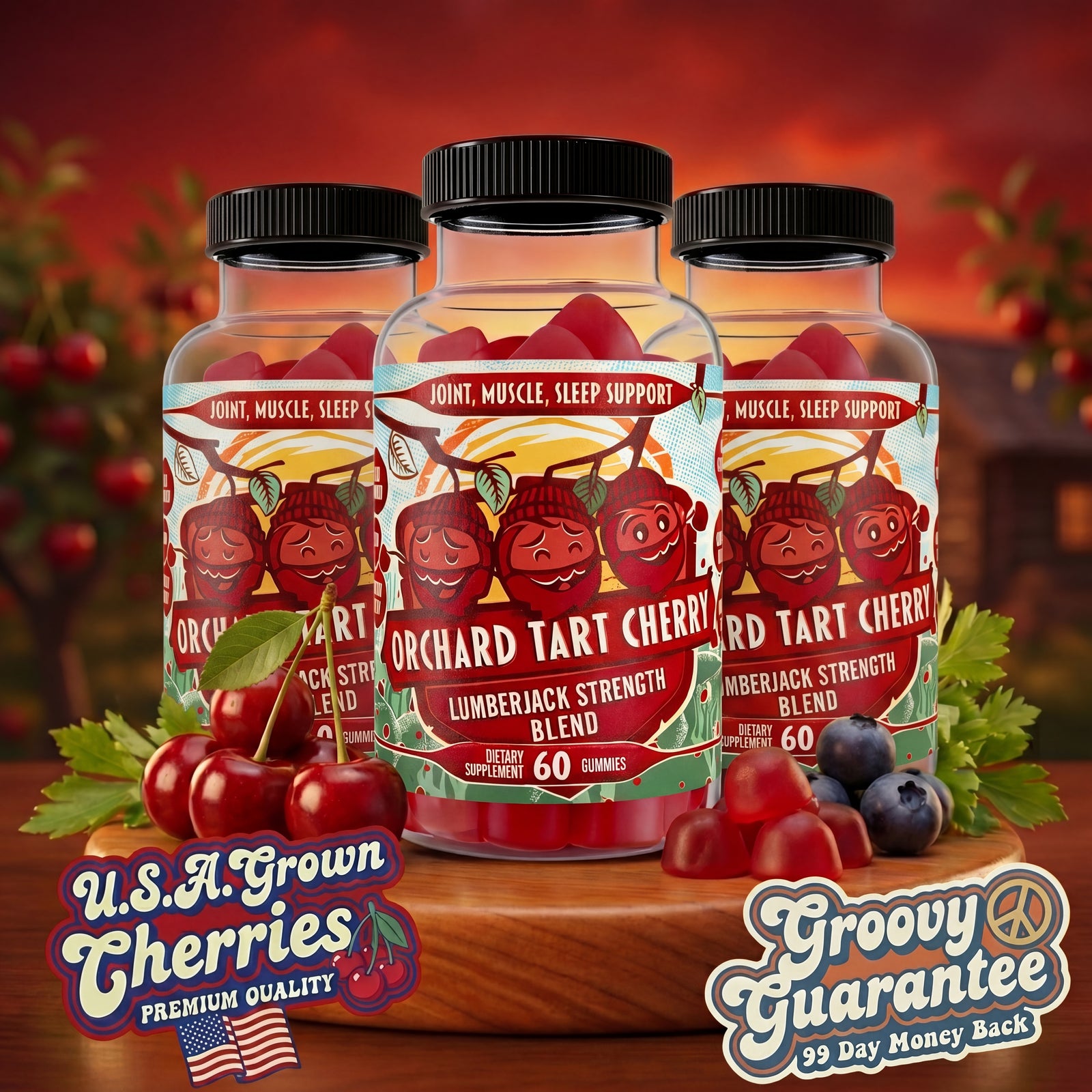 Tart Cherry 3-Pack Special - Buy 2 Get 1 Free