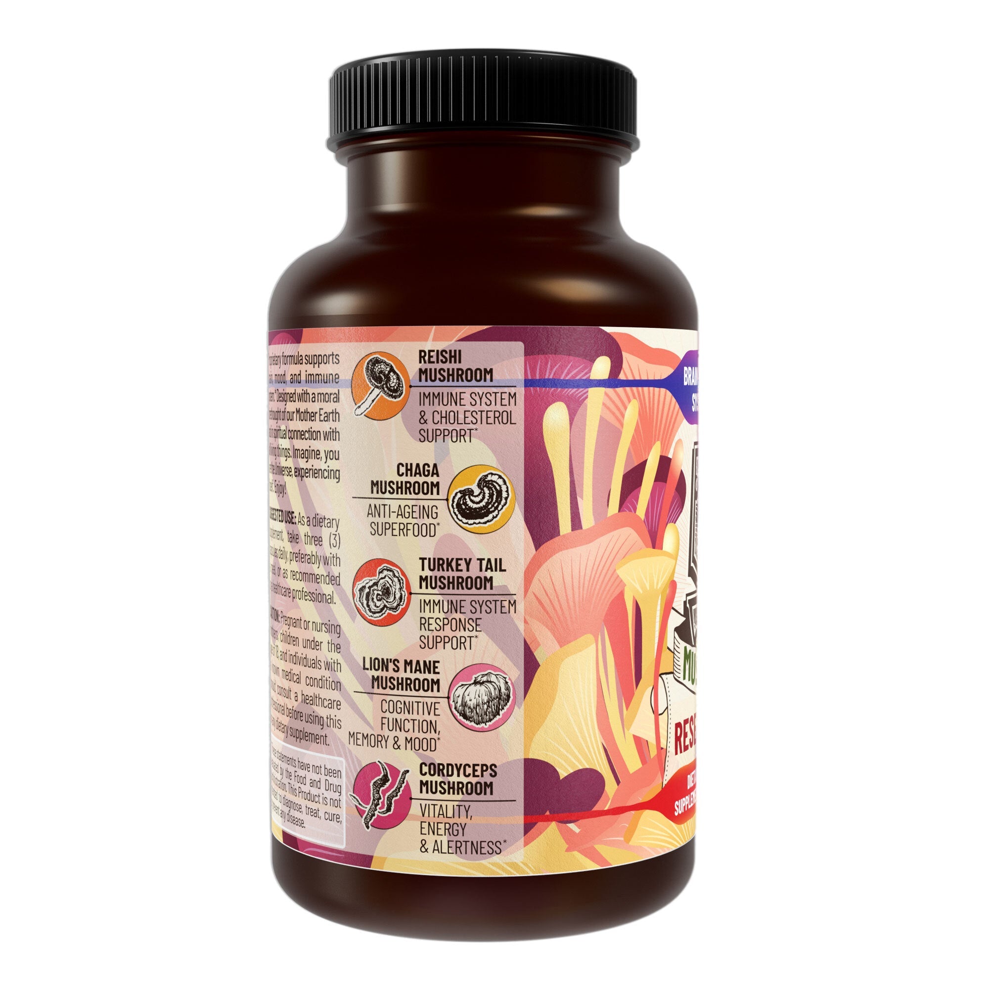 5 Mushrooms Reserve Blend | Mushroom Supplement - Hippie Farms