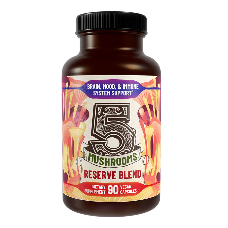 5 Mushrooms Reserve Blend | Mushroom Supplement - Hippie Farms