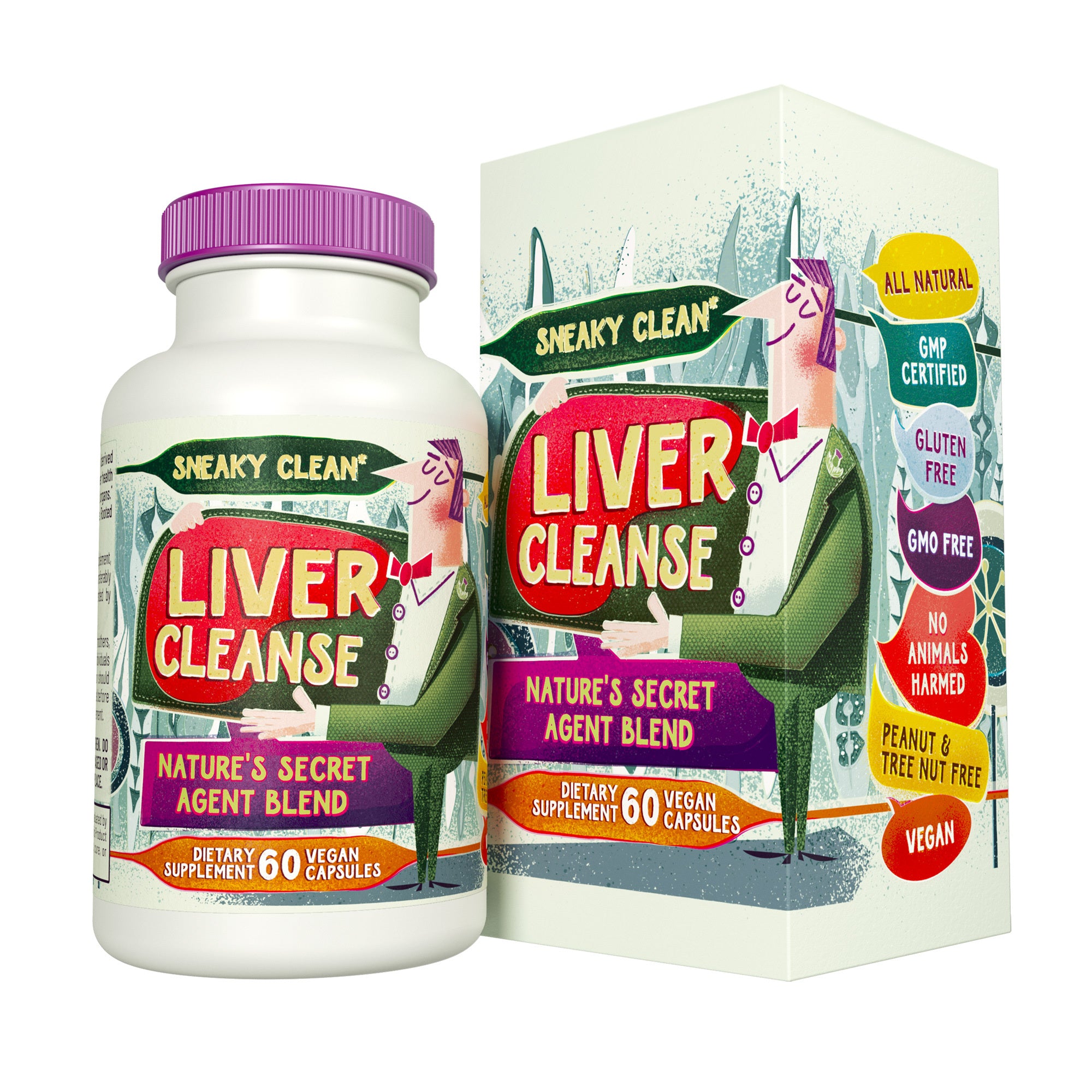 Liver Cleanse - Nature's Secret Agent Blend with Milk Thistle