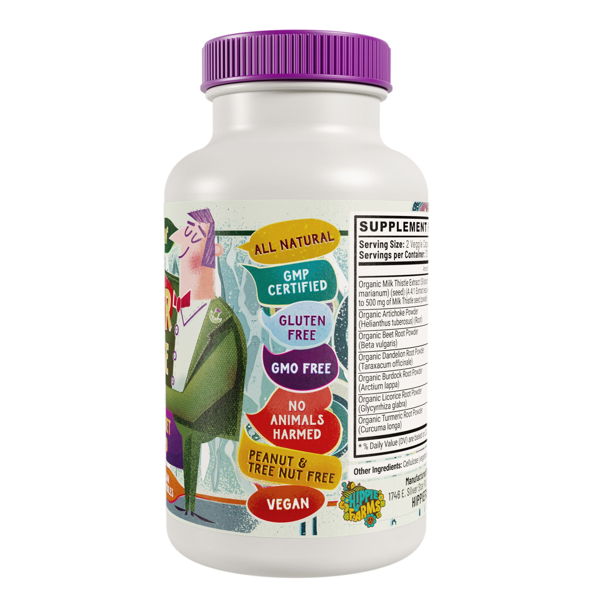 Liver Cleanse - Nature's Secret Agent Blend with Milk Thistle