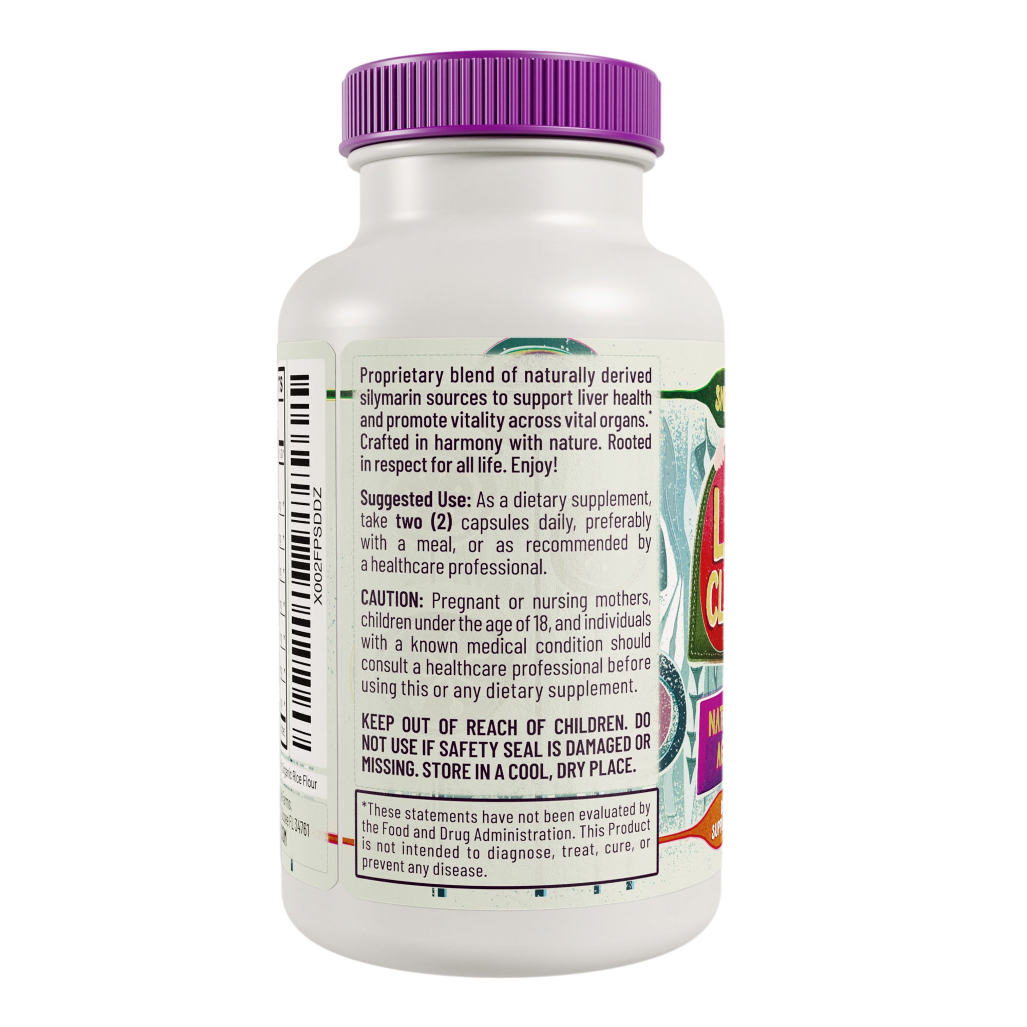 Liver Cleanse - Nature's Secret Agent Blend with Milk Thistle