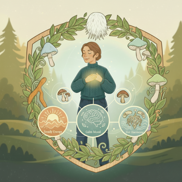 STEADY ENERGY, CALM MOOD & GUT HARMONY