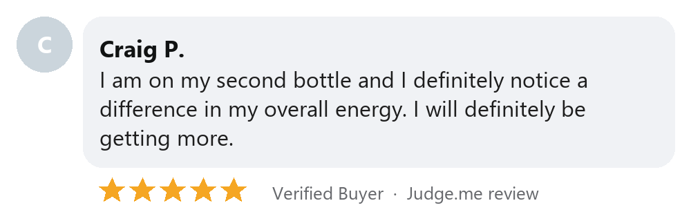 Craig P., verified buyer review