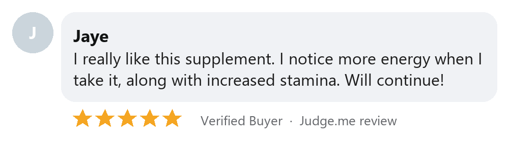Jaye, verified buyer review