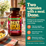 Beet Root & Friends daily routine: two capsules with a meal