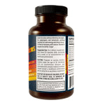 Good Vibrations Blend back label with suggested use, ashwagandha supplement, three capsules daily