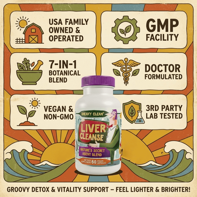 Liver Cleanse & Reset - Nature's Secret Agent Premium Blend - Hippie Farms