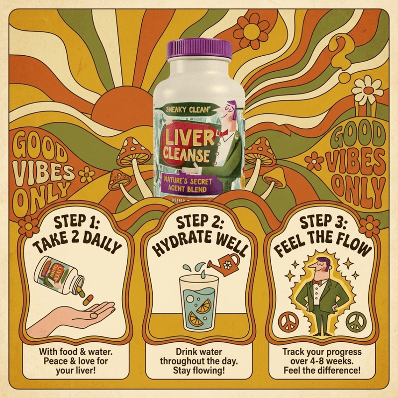 Liver Cleanse & Reset - Nature's Secret Agent Premium Blend - Hippie Farms