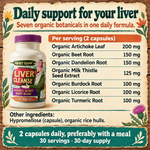 Liver Cleanse & Reset: complete ingredients, serving amounts and daily use