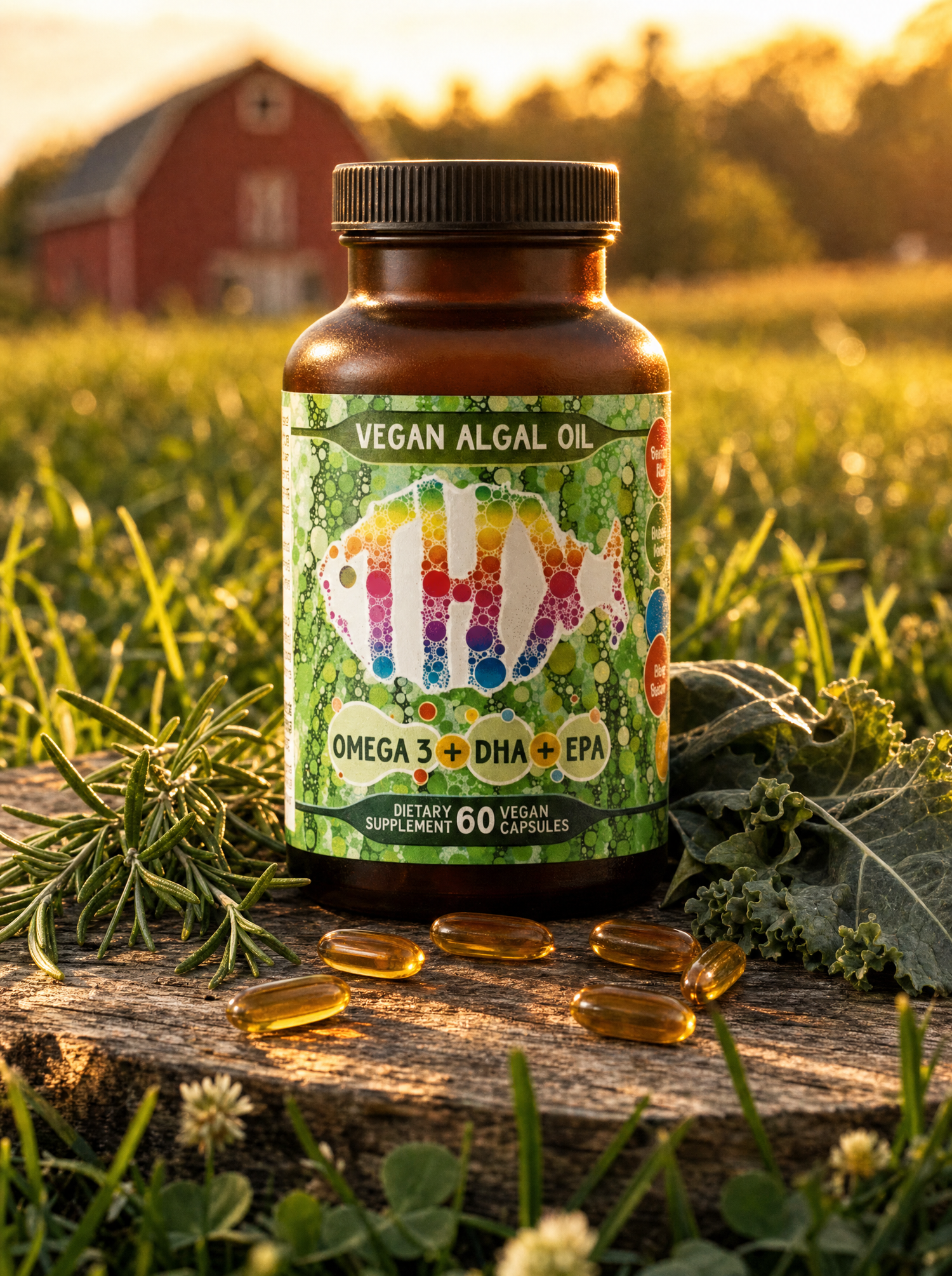 Hippie Farms Vegan Omega-3 farm