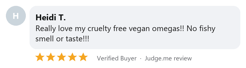 Verified Judge.me review by Heidi T.