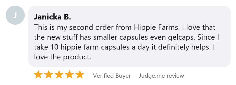 Verified Judge.me review by Janicka B.