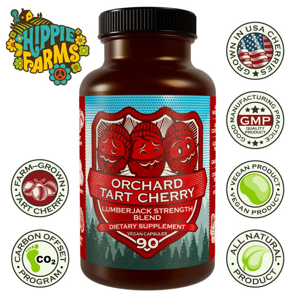 Orchard Tart Cherry - Lumberjack Strength Blend - Grown In USA Cherries - Hippie Farms