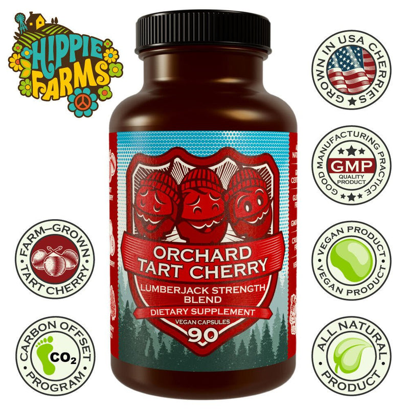 Orchard Tart Cherry - Lumberjack Strength Blend - Grown In USA Cherries - Hippie Farms