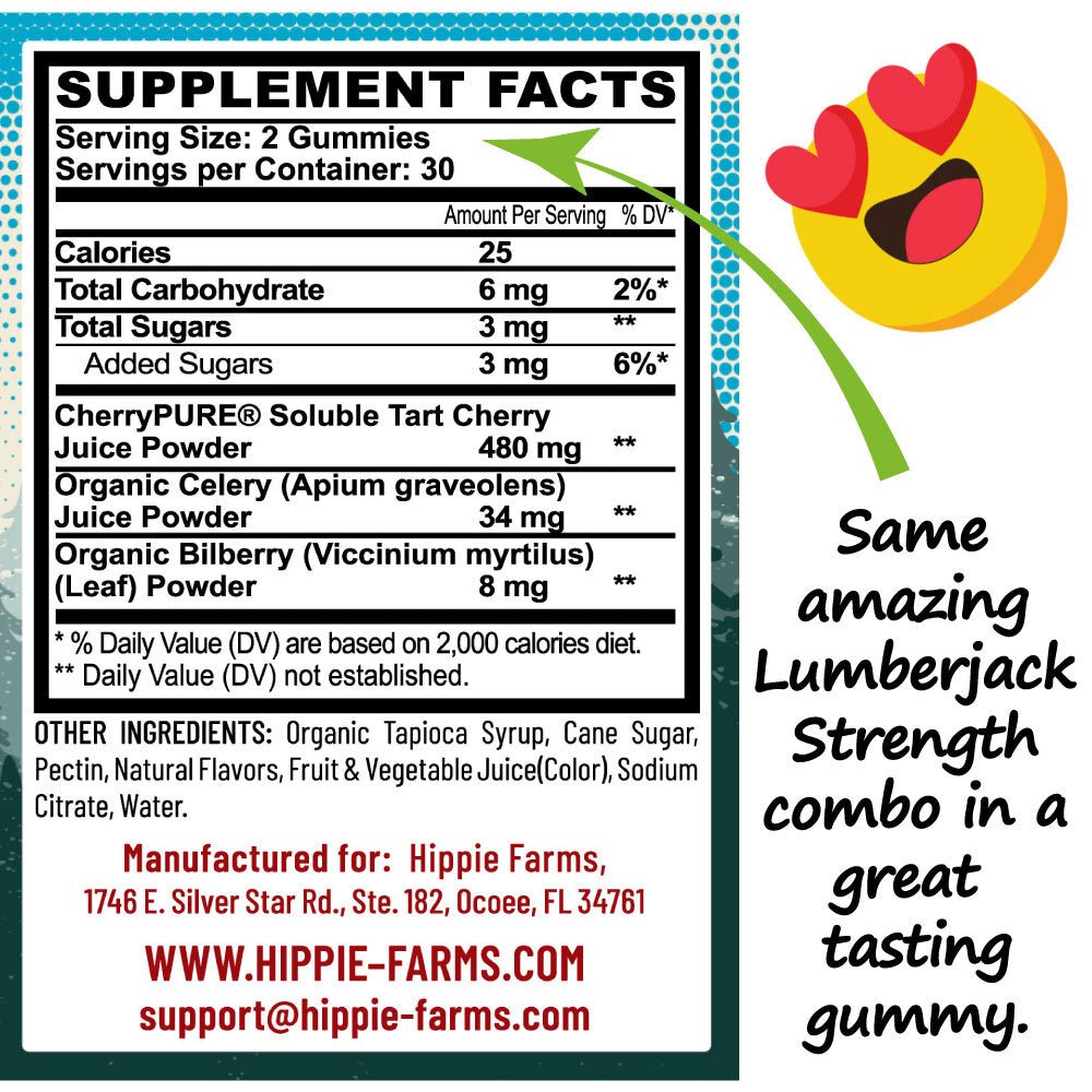 Orchard Tart Cherry - Lumberjack Strength Blend - USA Cherries - Hippie Farms