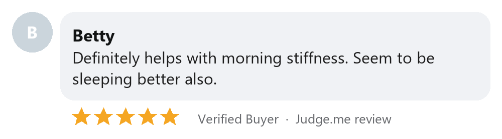 Judge.me review by Betty