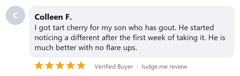 Judge.me review by Colleen F.
