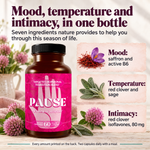 PAUSE Menopause Support: mood, temperature and intimacy in one bottle