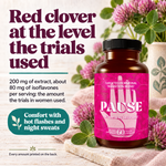PAUSE: red clover at the level the trials used