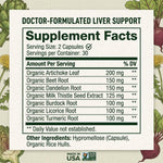 Premium Liver Cleanse & Reset - Liver Detox, Bile Stimulation, Enzyme Support (AST/ALT) - Hippie Farms