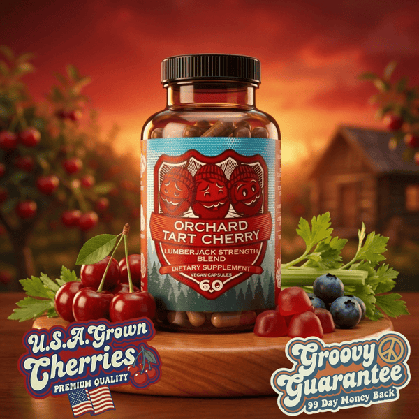 Premium Tart Cherry Blend - Inflammation, Uric Acid, Sleep, Muscle Recovery - Hippie Farms
