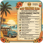 Stress Support - Good Vibrations Blend - Ashwagandha, Lions Mane, & More