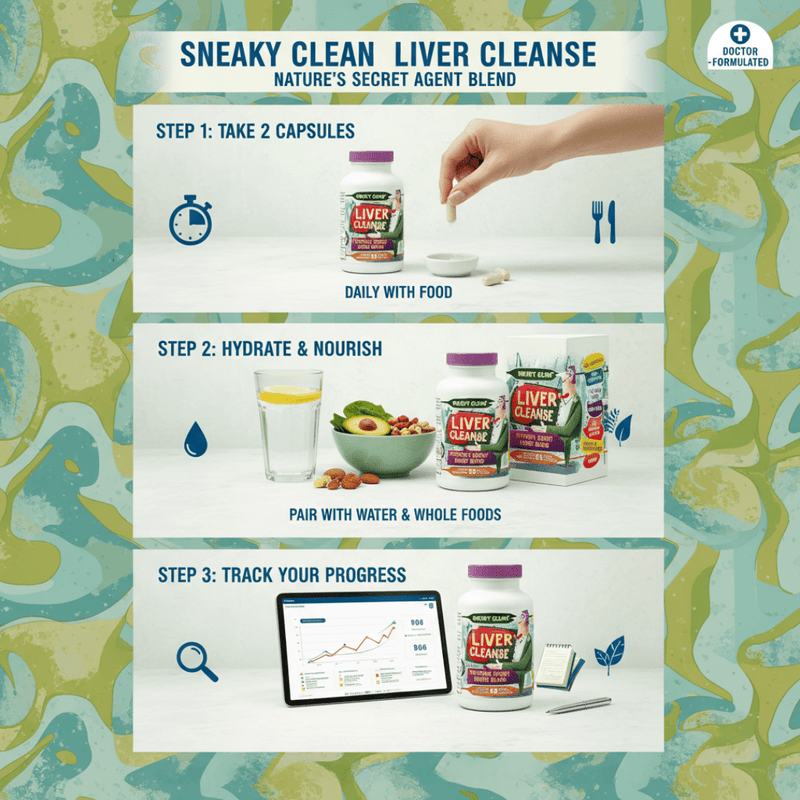 Sneaky Clean Liver Cleanse - Nature's Secret Agent Blend - Hippie Farms