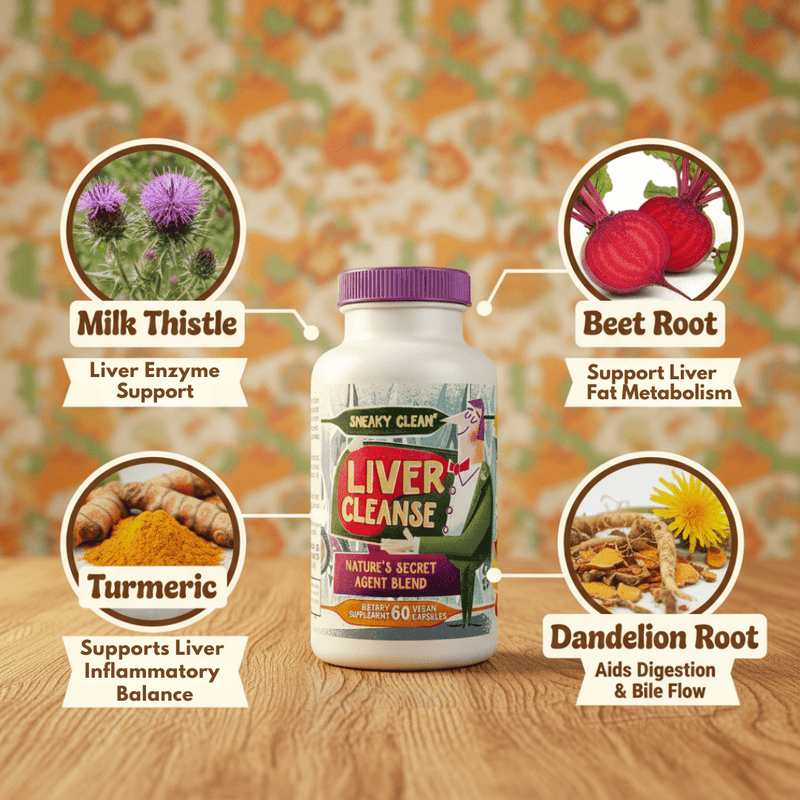 Sneaky Clean Liver Cleanse - Nature's Secret Agent Blend - Hippie Farms