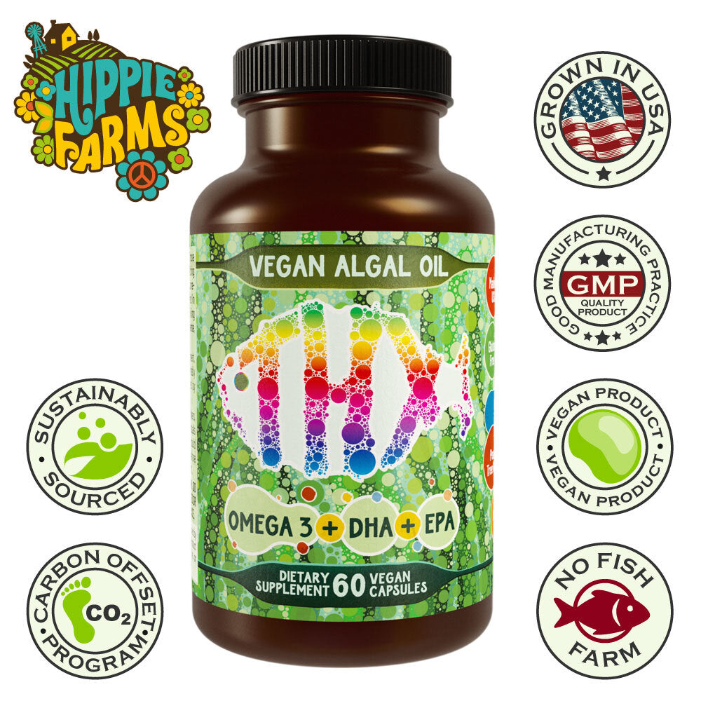 Vegan Algae Oil with DHA & EPA - The Better, Cruelty Free, Omega-3