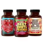 Total Revive Your Youth Stack - Forever Young Bundle three supplement bottles (Pacific Tart Cherries, Beet Root & Friends, 5 Mushrooms)