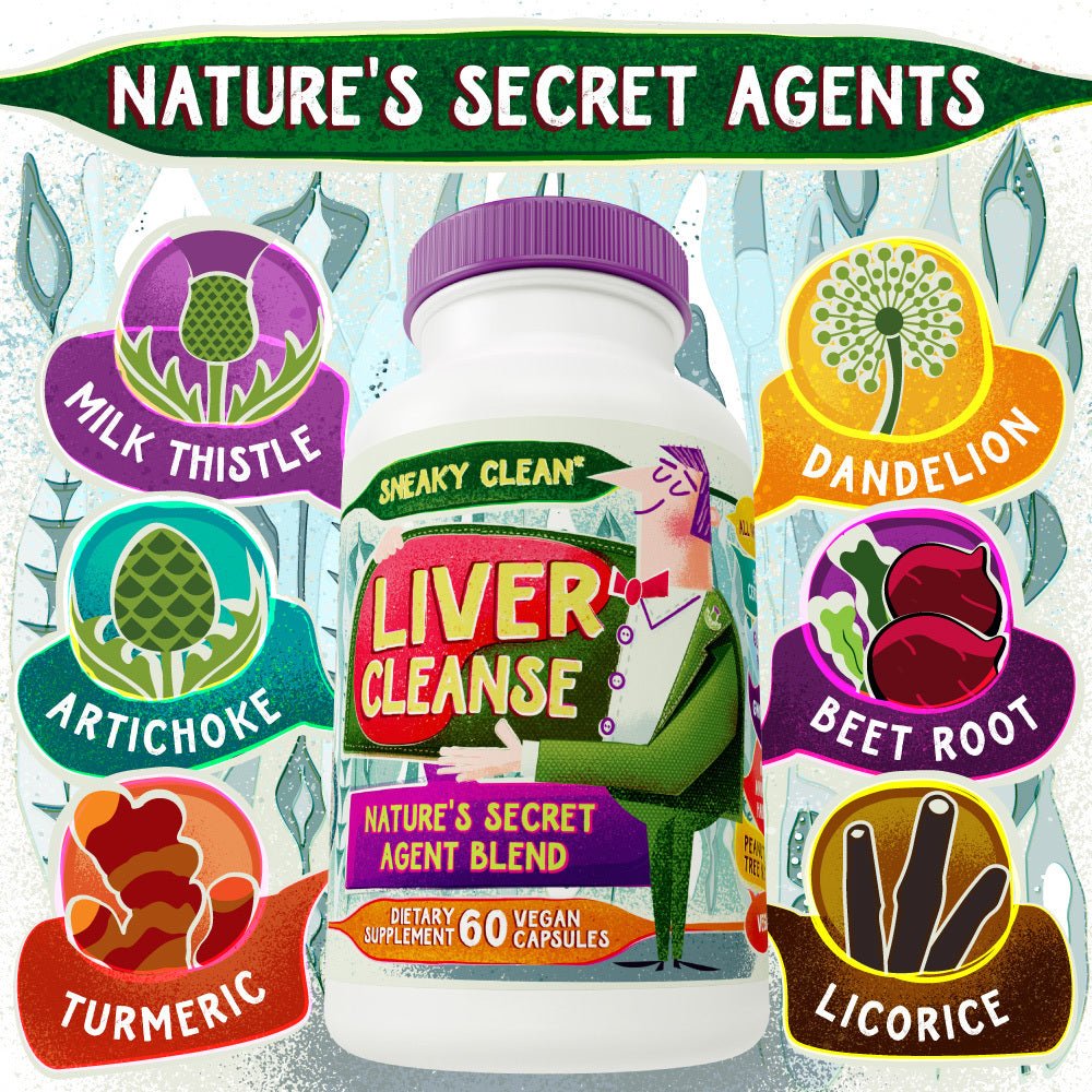 Liver Cleanse & Detox - Nature's Secret Agent Blend - Hippie Farms