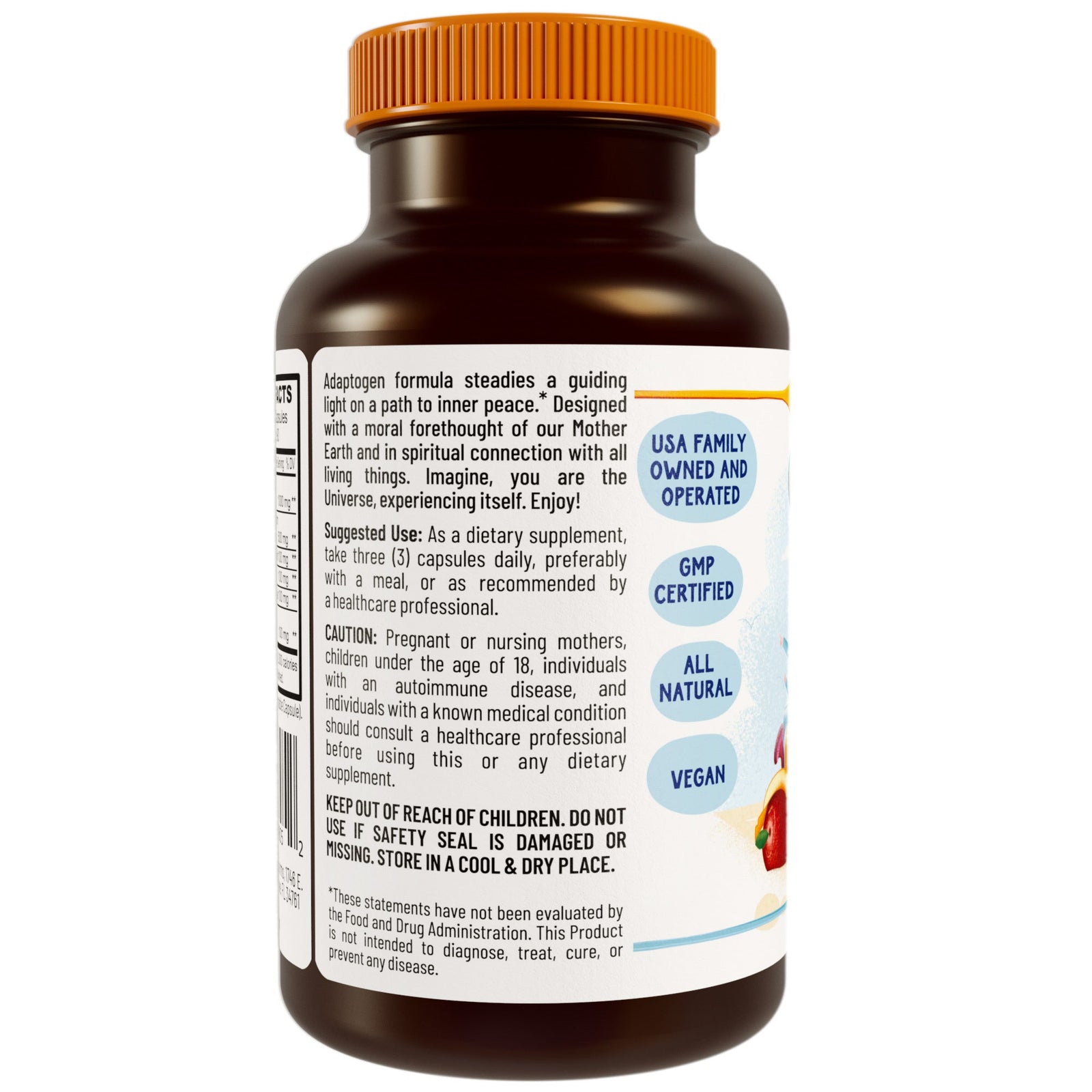 Stress Support - Good Vibrations Blend - Ashwagandha, Lions Mane, & More - Hippie Farms