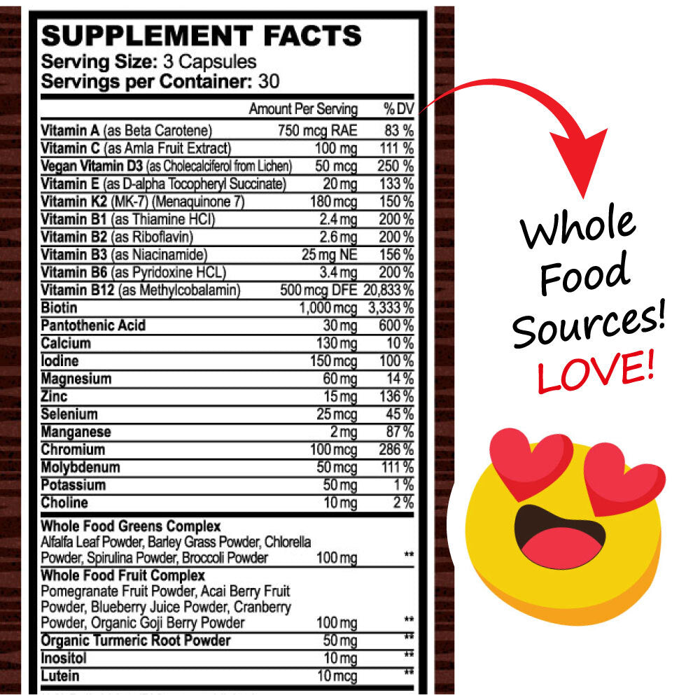 The Vita-Bunch Whole Food Multi-Vitamin - Hippie Farms